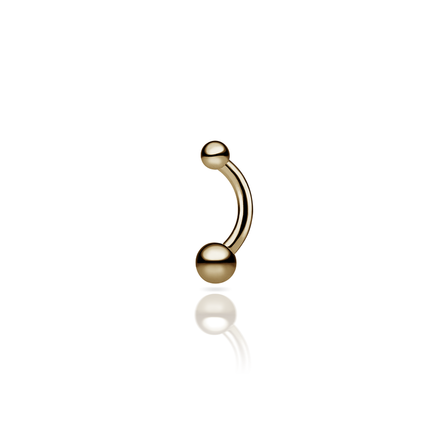 Gold Ball Barbell