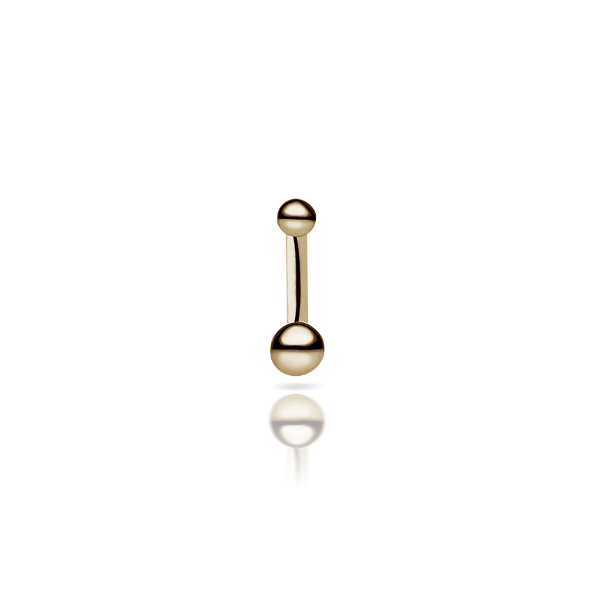 Gold Ball Barbell