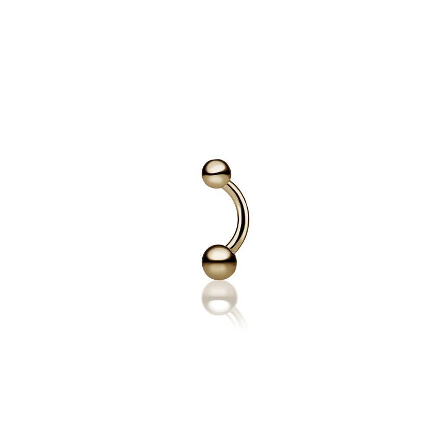 Gold Ball Barbell