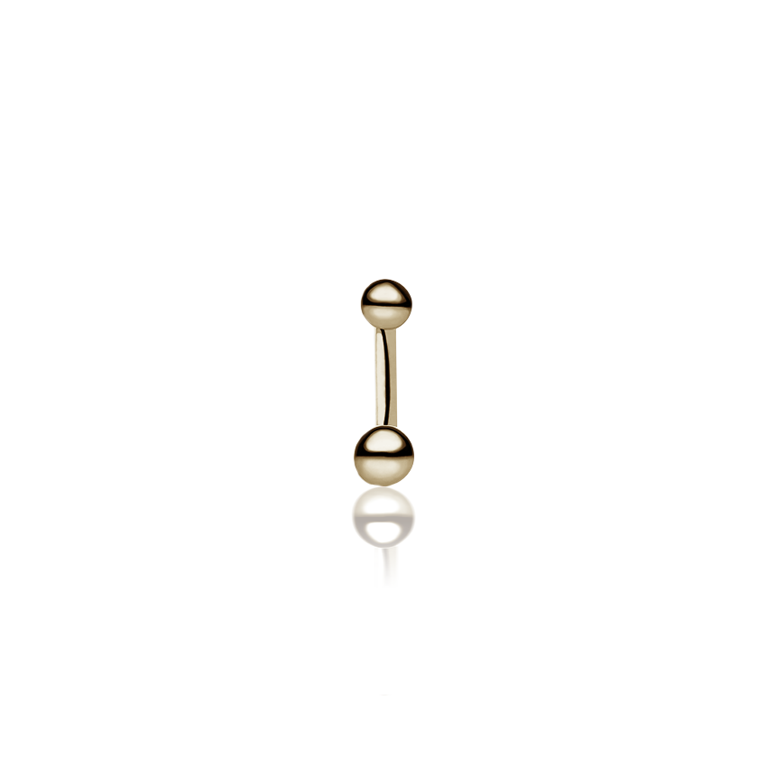 Gold Ball Barbell