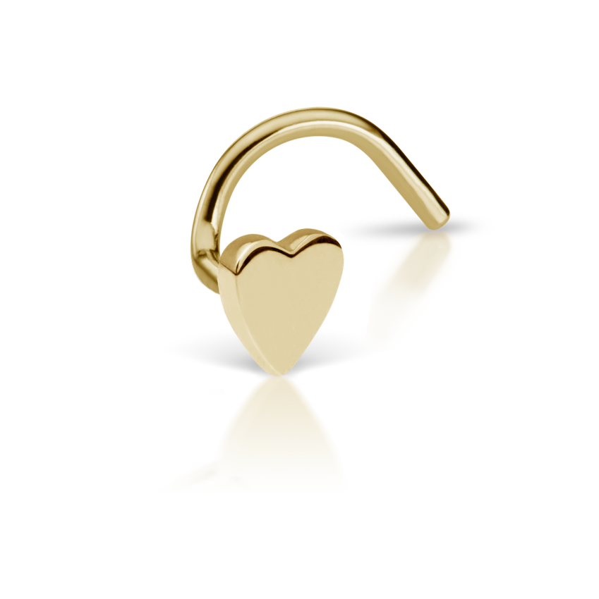 Plain Heart Nostril Screw