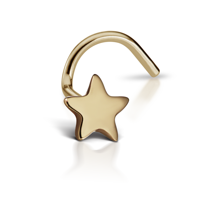 Plain Star Nostril Screw