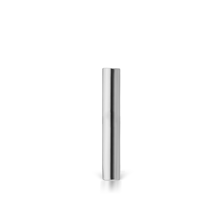 Polished Round Bar Stud Earring