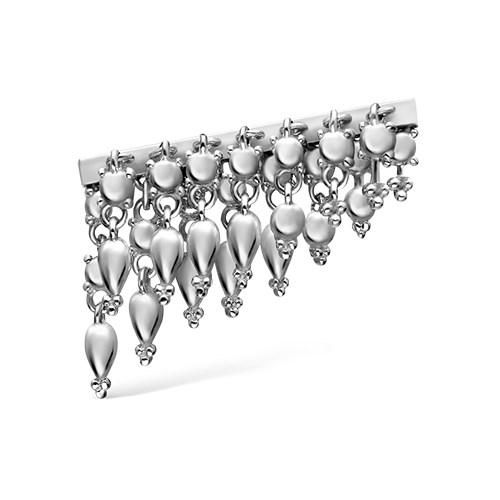 Tassel Bar Threaded Stud Earring