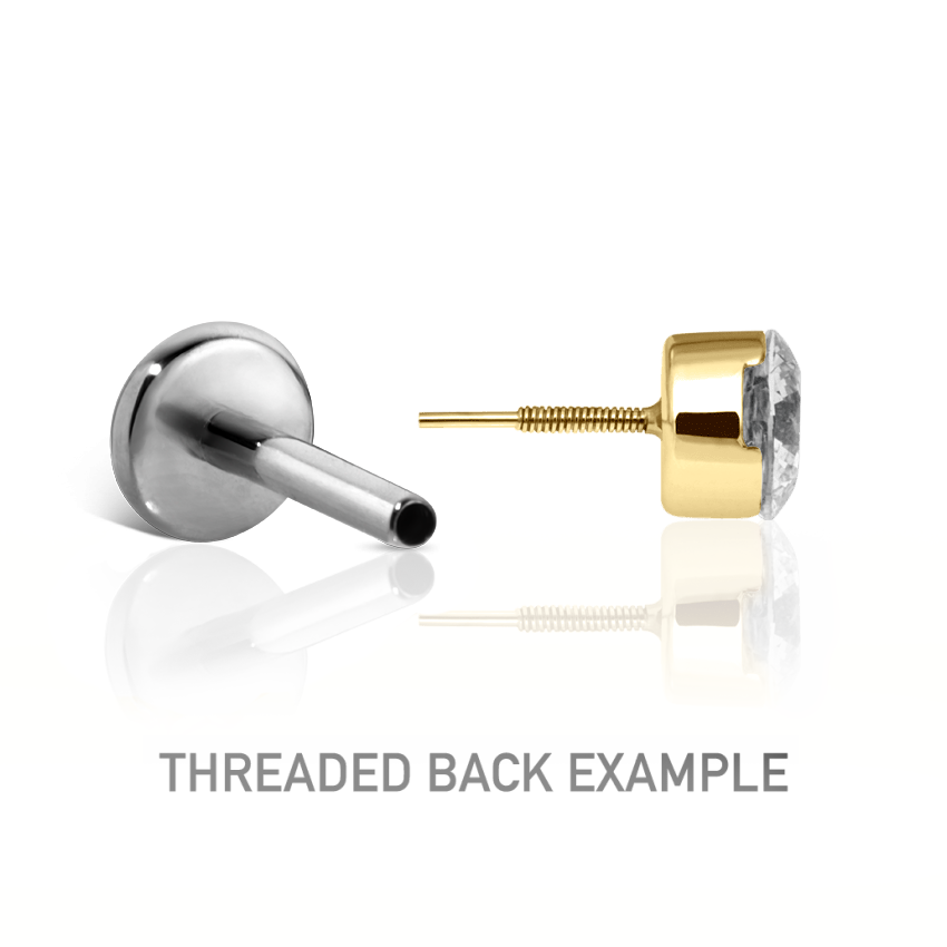 Diamond Arrow Threaded Stud Earring – MARIA TASH