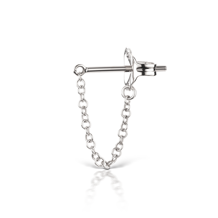 Chain Wrap Stud Earring