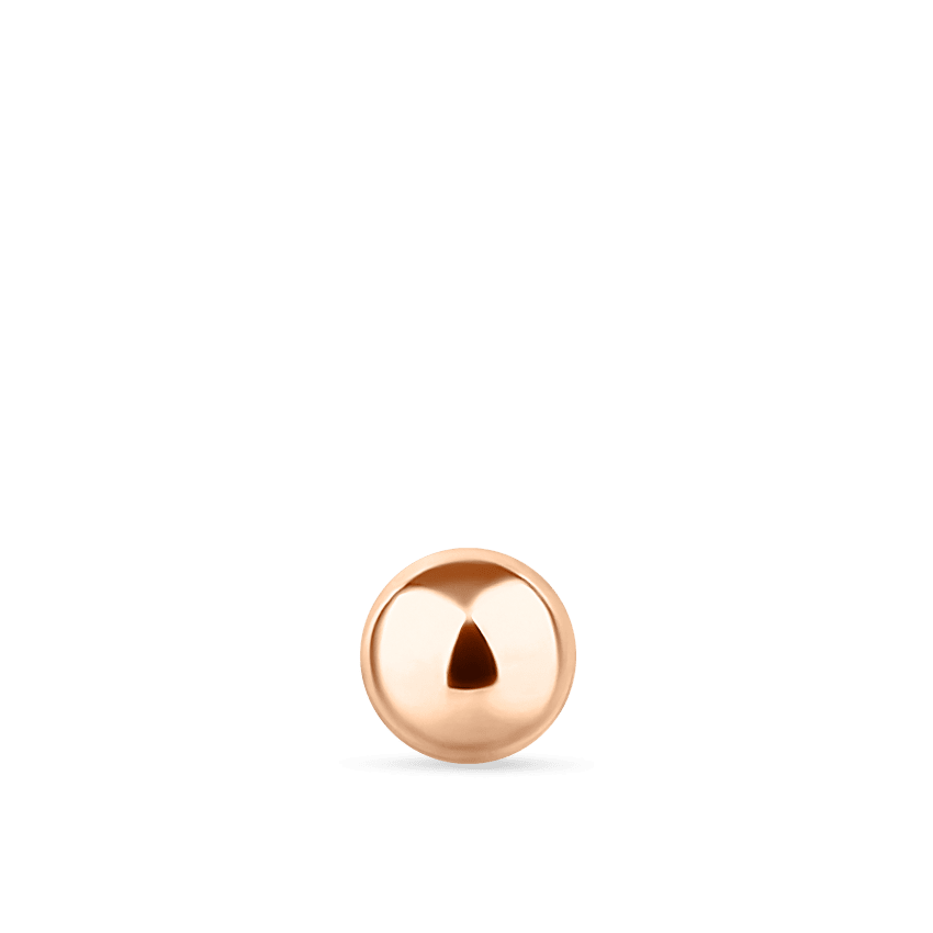 Ball Threaded Stud Earring