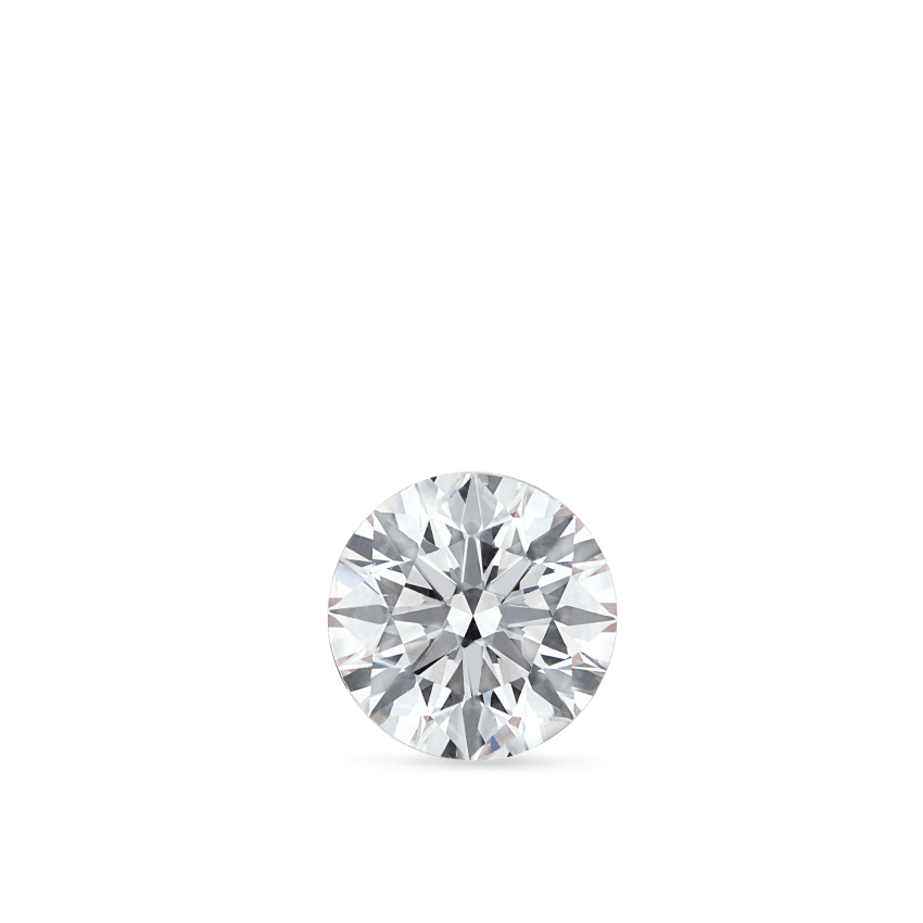 Invisible Diamond Threaded Stud Earring with Diamond Back