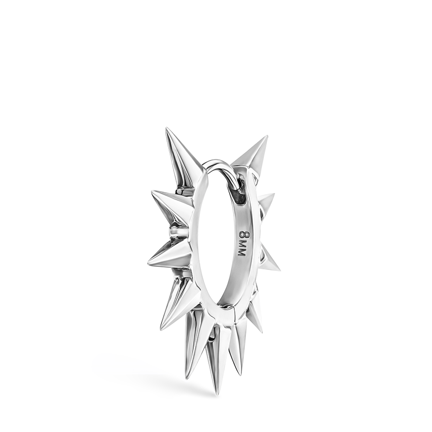 Metal Mohawk Hoop Earring