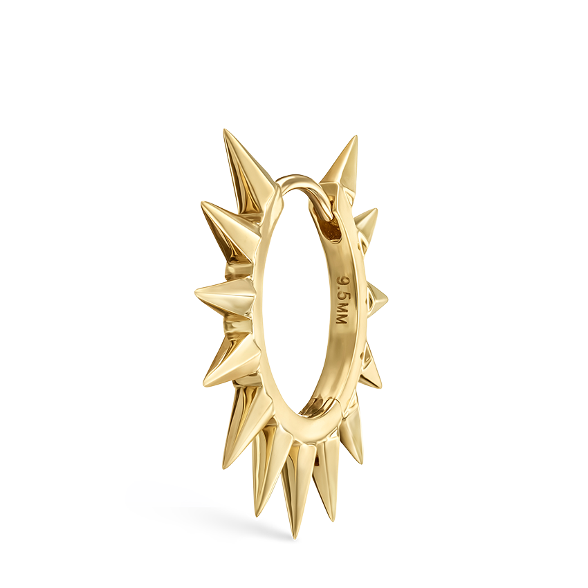 Metal Mohawk Hoop Earring