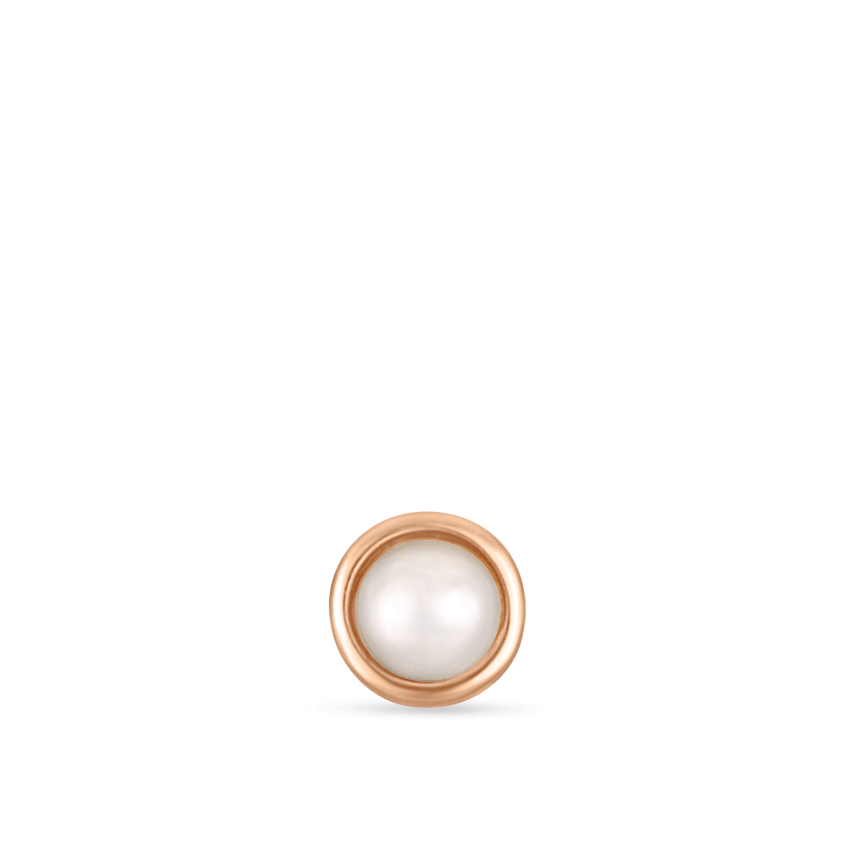 Natural Pearl Threaded Stud Earring