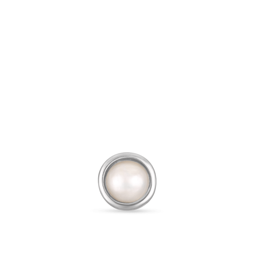 Natural Pearl Threaded Stud Earring