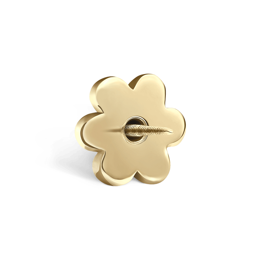 Ball Flower Recessed Threaded Backing