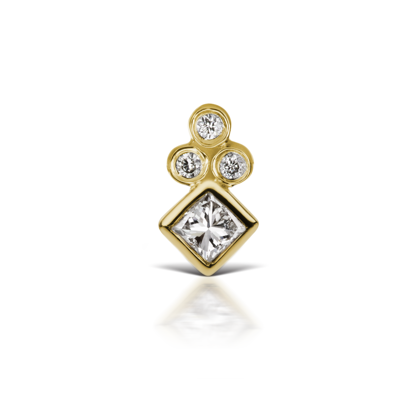 Princess Three Diamond Trinity Frontal