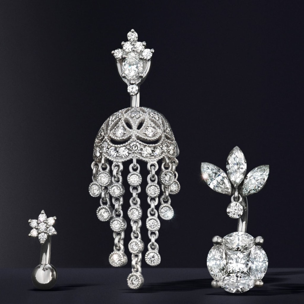 Maria tash navel piercing discount