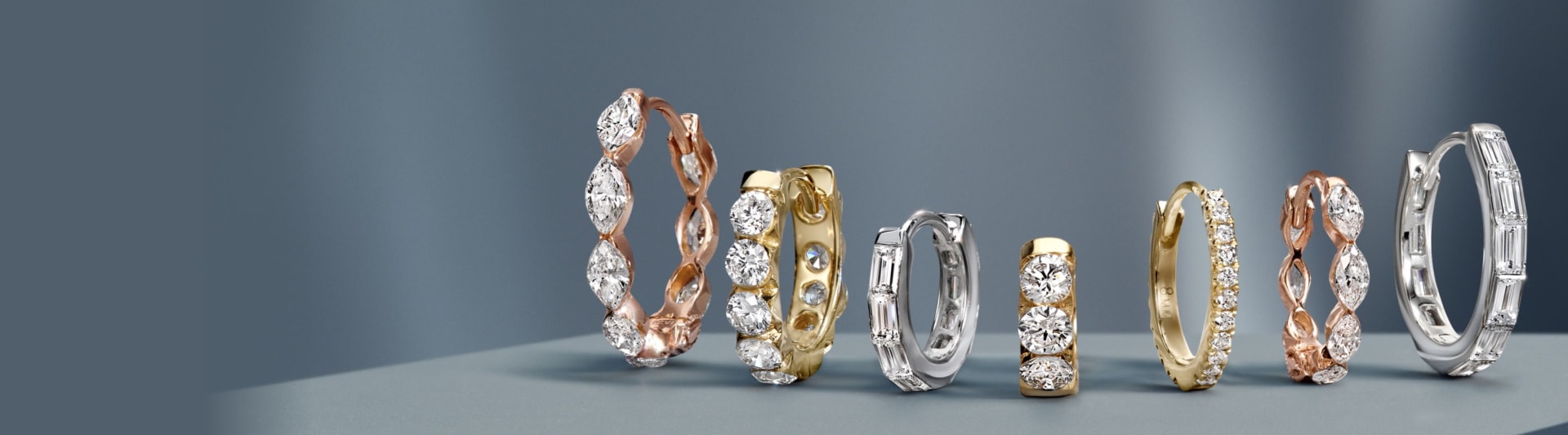 Classic Diamond Earrings Studs and Hoops MARIA TASH