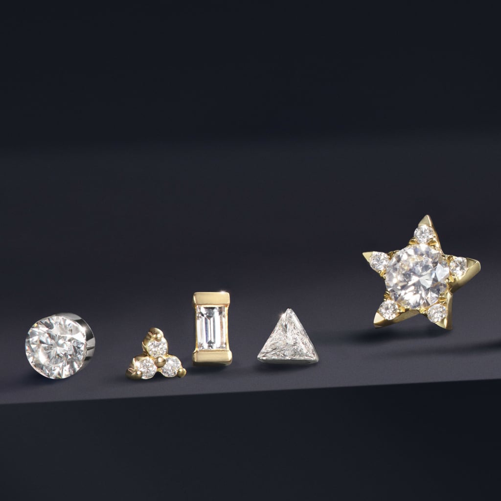 Studs Threaded Traditional Stud Earrings Maria Tash