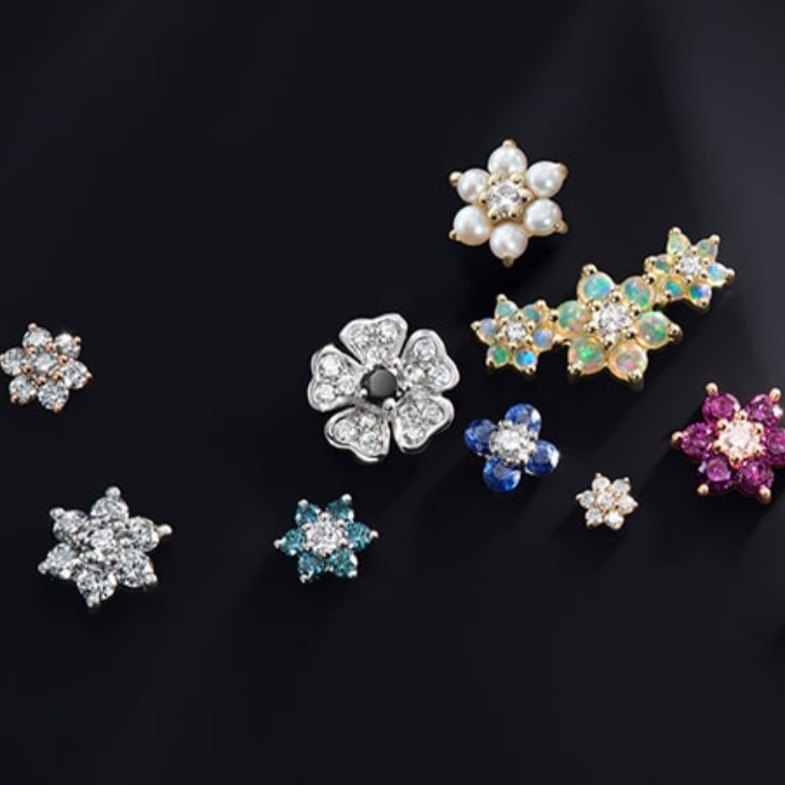 Flower Earrings Mobile